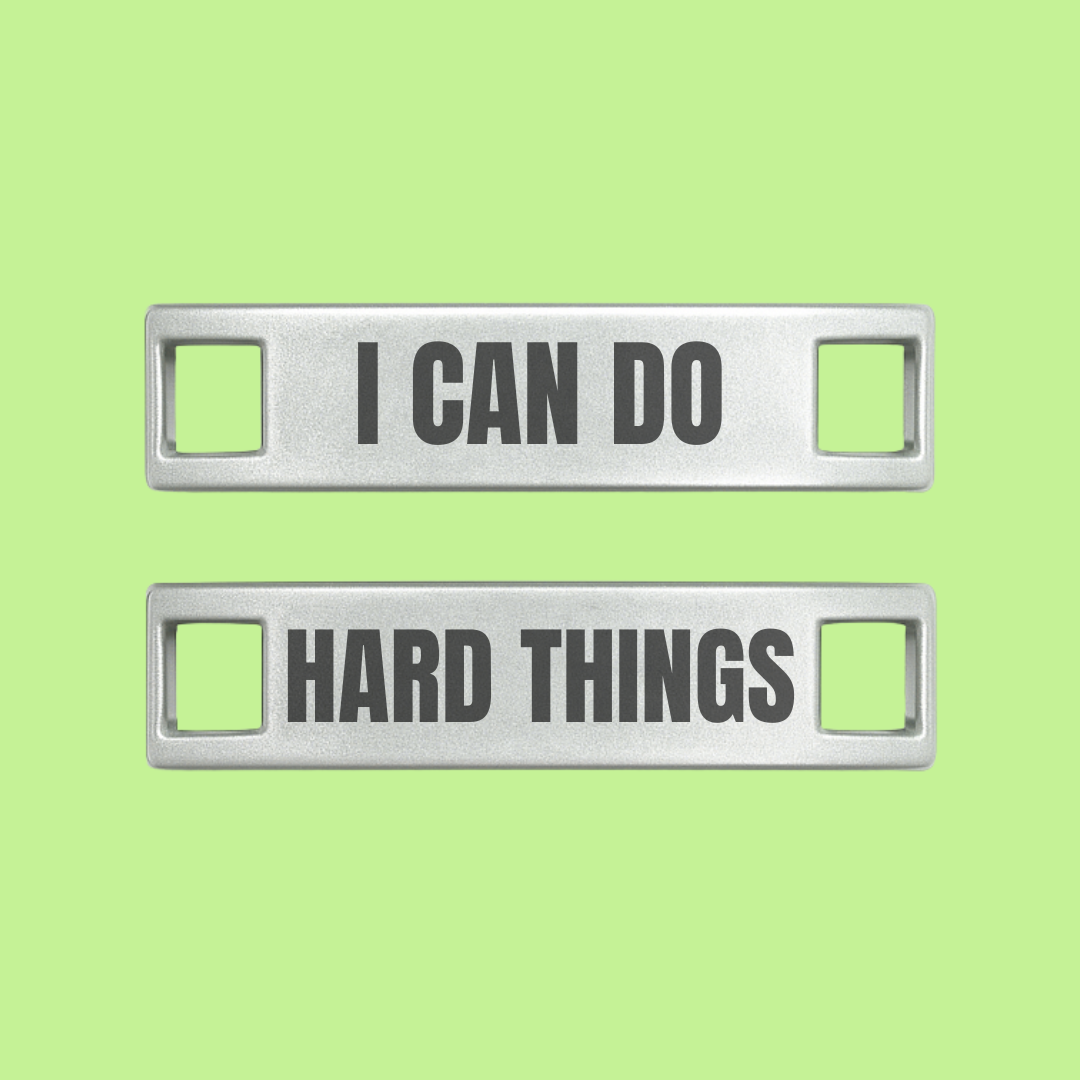I Can Do Hard Things Motivational Shoe Tags