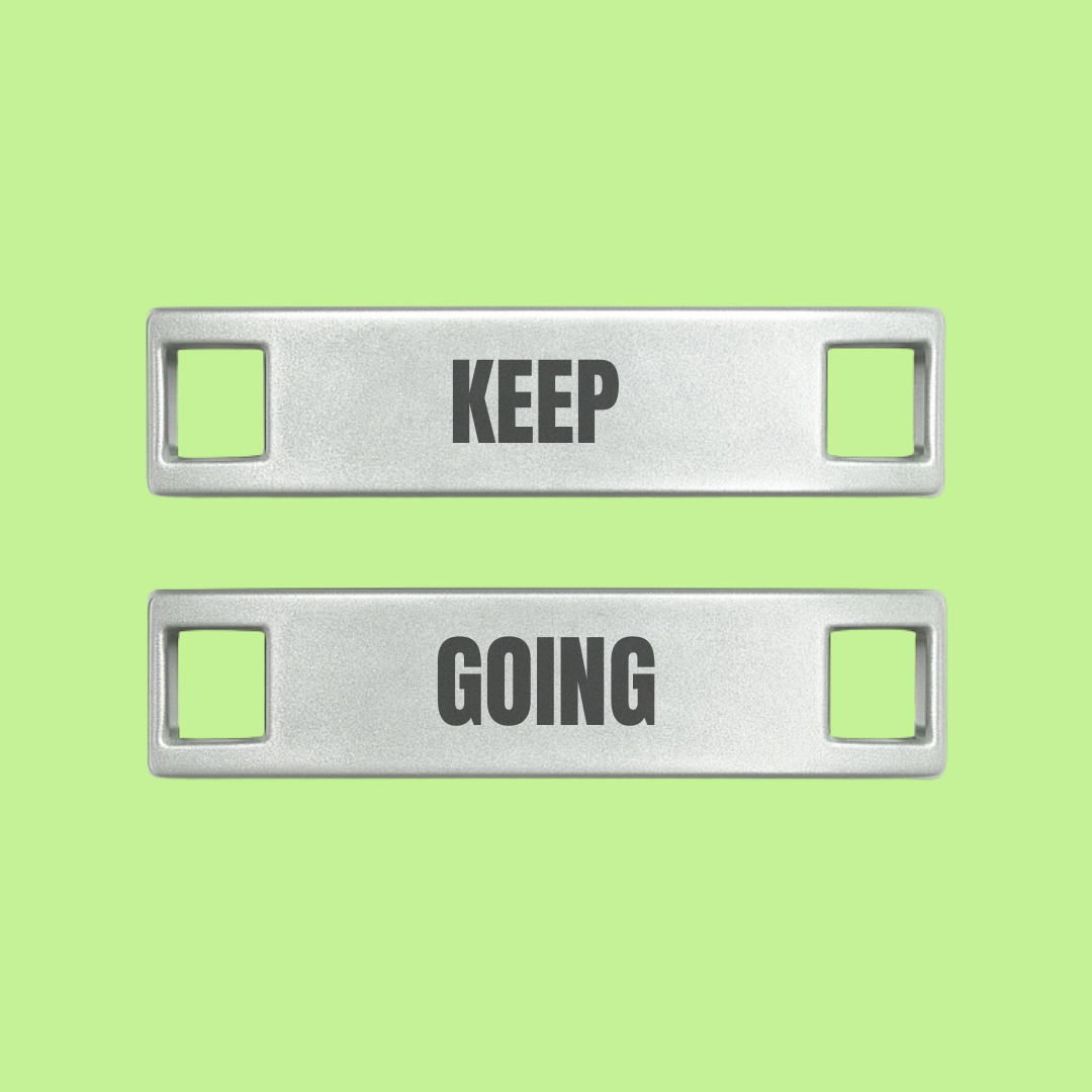 Keep Going Motivational Shoe Tags