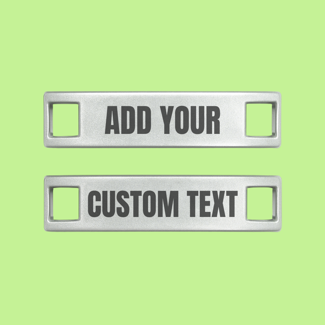Custom Engraved Motivational Shoe Tags