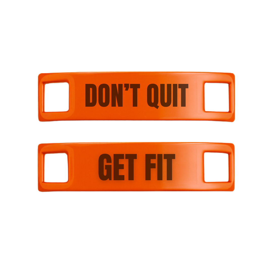Don't Quit Get Fit Motivational Shoe Tags